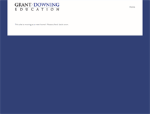 Tablet Screenshot of grantdowning.com